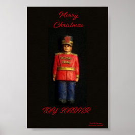 PÓSTER MERRY CHRISTMAS TOY SOLDIER POSTER