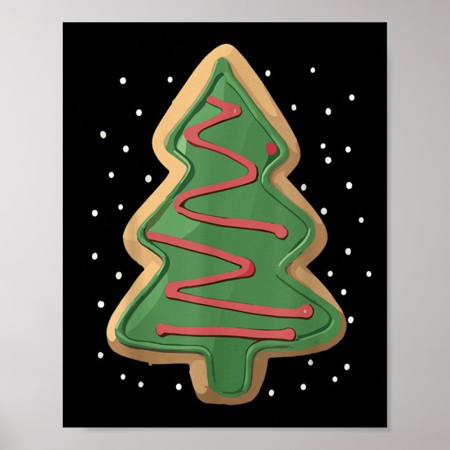 Póster Merry Christmas Tree Christmas  (Frente)