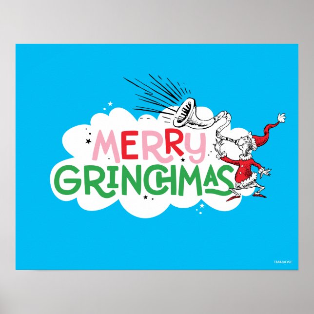 Póster Merry Grinchmas Mister Grinch (Frente)