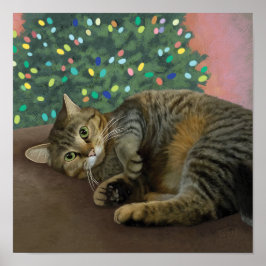 Póster Merry Mischief - Navidades Kitty