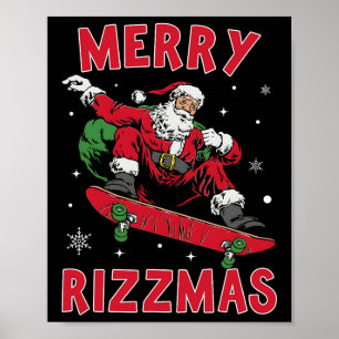 Póster Merry Rizz Mas Kids Graciosa Cama de Patinaje de S