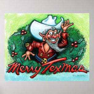 Póster Merry Texmas Poster