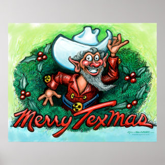 Póster Merry Texmas Poster