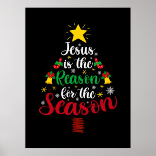 Póster Merry Xmas Jesus Is The Reason