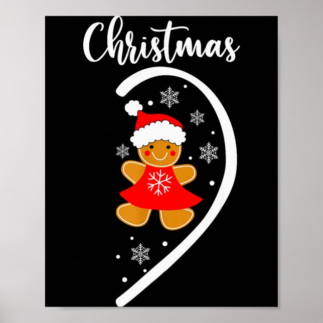Póster Merry Xmas Matching Christmas Pajama Black Crew Ne (Frente)
