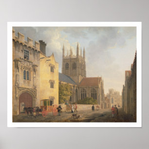 Póster Merton College, Oxford, 1771 (aceite sobre lienzo)