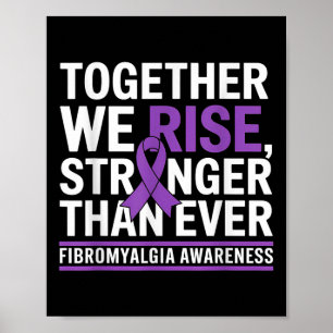 Póster Mes De Conciencia De La Fibromialgia Nos Levantamo