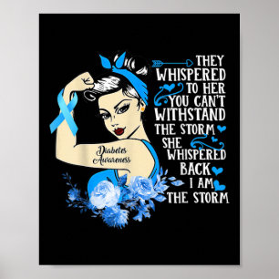 Póster Mes De Conciencia Sobre La Diabetes Para Mujeres G