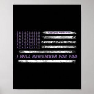 Póster Mes De Conciencia Termino Elefante De Cinta Púrpur