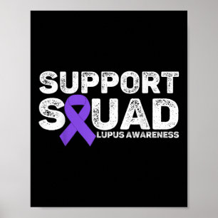 Póster Mes De Concienciación De Squad Lupus Para Hombres