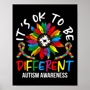 Póster Mes De Concienciación Sobre El Autismo En El Giras