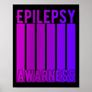 Póster Mes De Concienciación Sobre Epilepsia En Noviembre