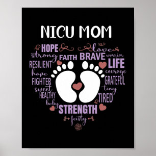 Póster Mes de concientización de mamá de NICU