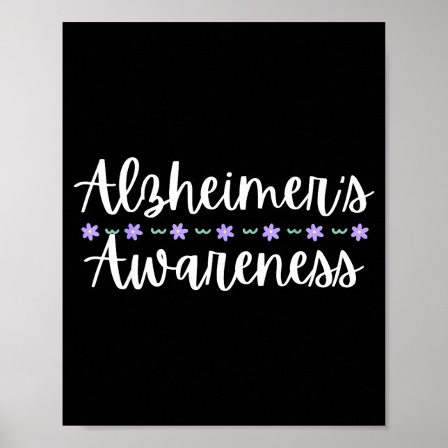 Póster Mes de Concientización sobre el Alzheimer de la Fl (Frente)