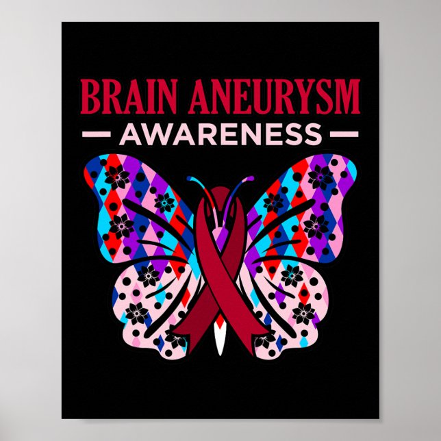 Póster Mes de concientización sobre el neuralismo cerebra (Frente)