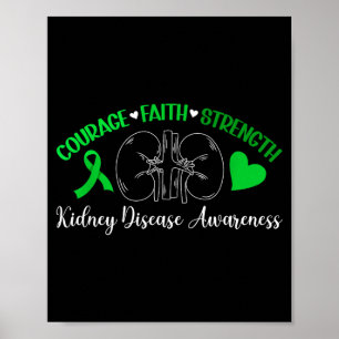 Póster mes de concientización sobre la enfermedad renal e