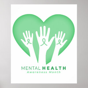 Póster Mes de Concientización sobre la Salud Mental