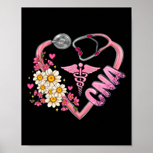 Póster Mes De Enfermería Con Cáncer De Mama La Enfermería