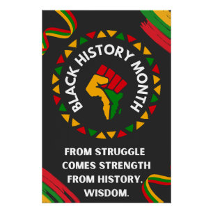 Póster Mes de historia negra