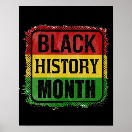 Póster Mes de historia negra