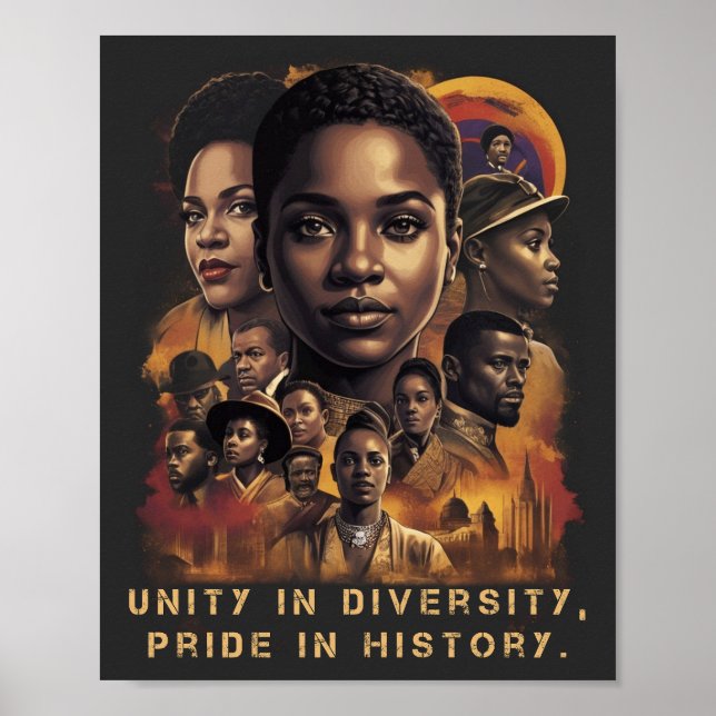 Póster Mes de historia negra (Frente)