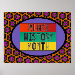 Póster Mes de historia negra