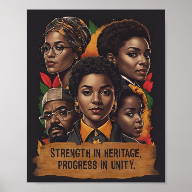 Póster Mes de historia negra (Frente)