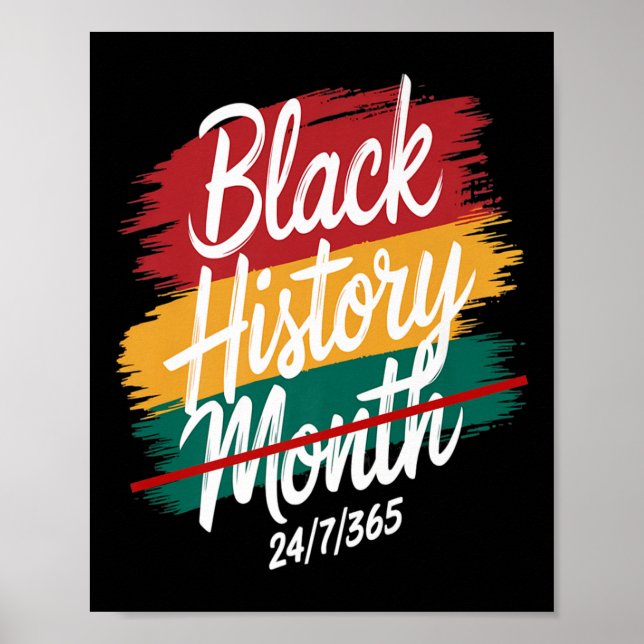 Póster Mes de historia negra de Guay cada mes 24_7_365 ho (Frente)