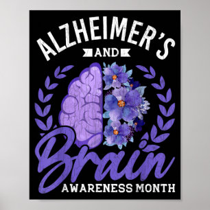 Póster Mes de la Conciencia del Cerebro de Alzheimer Cint