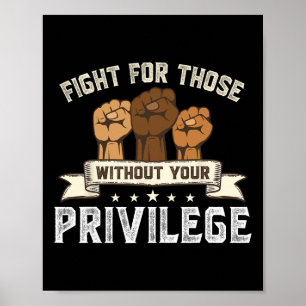 Póster Mes De La Historia Afroamericana Lucha Sin Tu Priv
