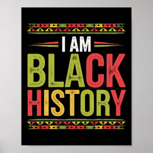 Póster Mes de la Historia Afroamericana Raíces Africanas 
