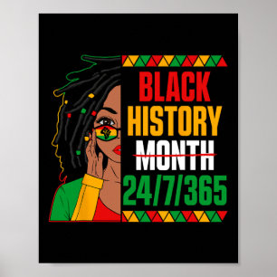 Póster Mes de la Historia Negra 247365 Chica Loc'd Melani