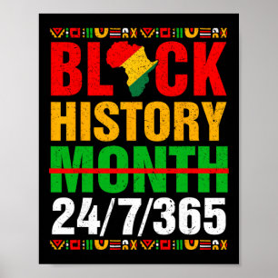 Póster Mes de la Historia Negra 247365 Hombres Afroameric