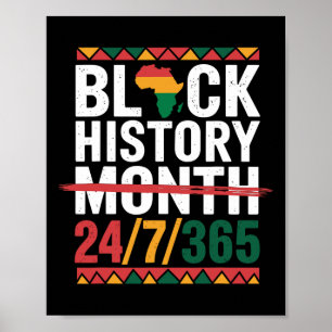 Póster Mes de la Historia Negra 247365 Orgullo de Melanin