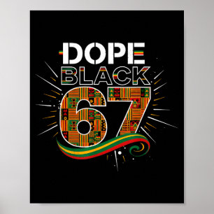 Póster Mes de la Historia Negra 67 Seis Siete Meme Negro