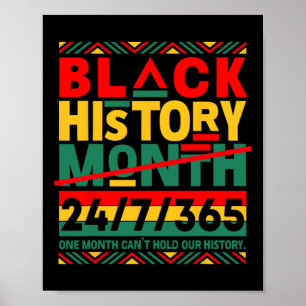 Póster Mes de la Historia Negra Afroamericana 24 7 375 Ho