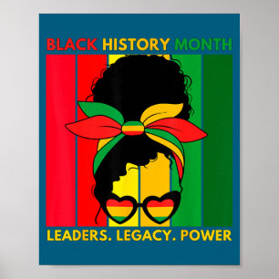 Póster Mes de la historia negra afroamericano