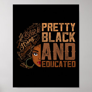 Póster Mes de la historia negra celebra el mes de la hist