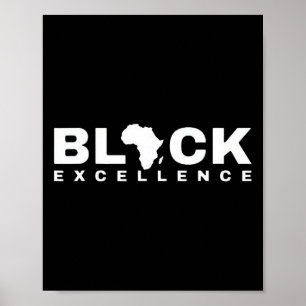 Póster Mes de la Historia Negra Conciencia Afro Americano