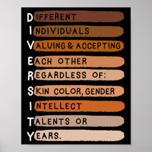 Póster Mes de la Historia Negra de Melanina Tipografía de