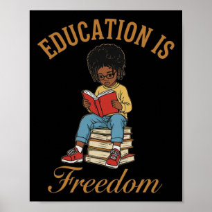 Póster Mes de la Historia Negra Educación Libros de Liber