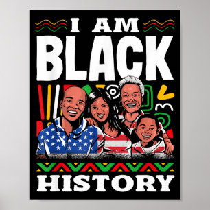 Póster Mes de la Historia Negra Estadounidense Negro Hist