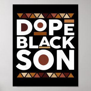 Póster Mes de la Historia Negra Familia Combinación Melan