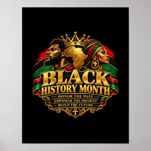 Póster Mes de la Historia Negra Honra el Pasado