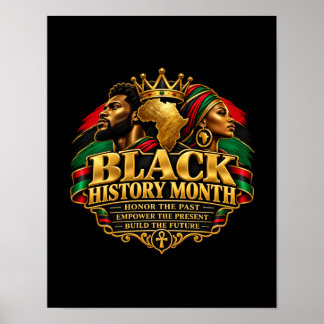 Póster Mes de la Historia Negra Honra el Pasado