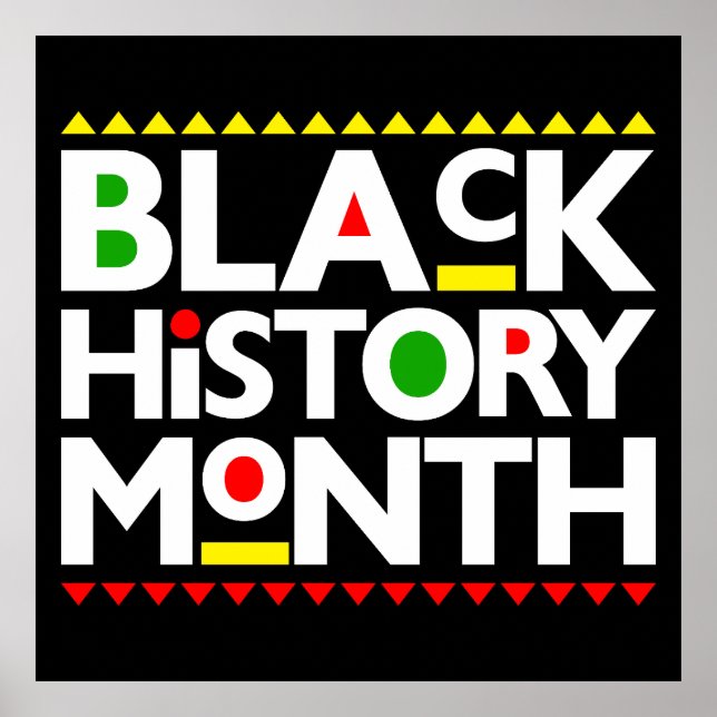 Póster Mes de la Historia Negra Melanin King Reina Sista  (Frente)