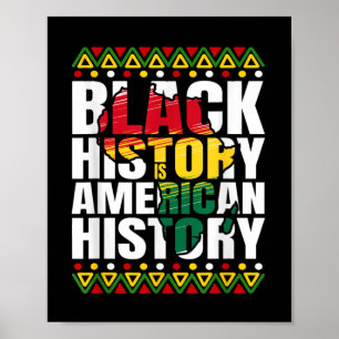 Póster Mes de la Historia Negra Patrimonio Cultural Afric