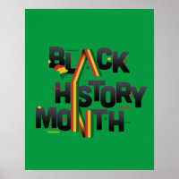 Mes de la historia negra: Poster de colores de cin