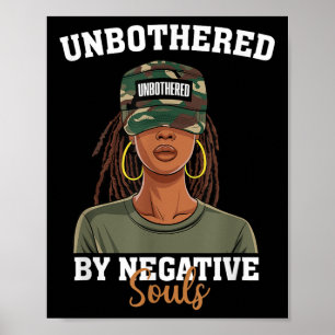 Póster Mes de la Historia Negra Sin Molestias Por Las Alm