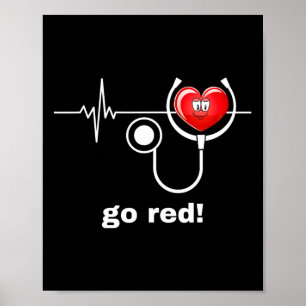 Póster Mes de la Salud del Corazón Febrero Salud del Cora